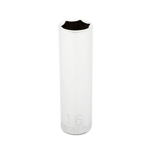 GearWrench 1/2 Drive 6 Point Deep Metric Socket 16mm