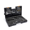 GearWrench 185 Piece 1/4”, 3/8” & 1/2 Drive 72-Tooth SAE/Metric Mechanics Hand Tool Set