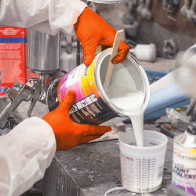 AMMEX Gloveworks RDT Orange Nitrile PF Ind Gloves