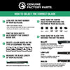 Genuine Factory Parts 2-in-1 Blade Set for 42-inch Cutting Decks
