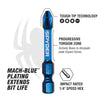 Spyder 3-1/2 SQ2 Impact Driver Bit (2-Pack) Mach-Blue®