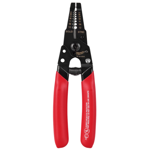Milwaukee 10-24 AWG Compact Dipped Grip Wire Stripper & Cutter