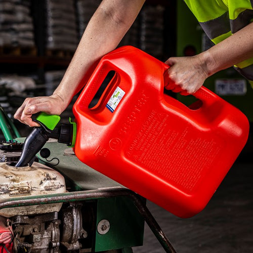Scepter 5 Gallon Smartcontrol Gasoline Can With Rear Handle, Red
