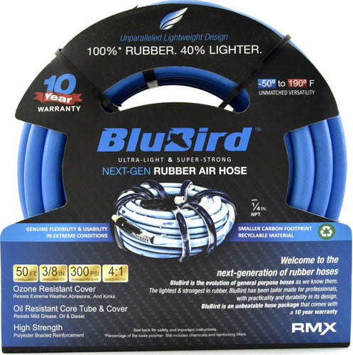 BluBird Industries Rubber Air Hose Assembly