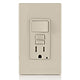 Leviton 15 Amp, Self Test, Tamper-Resistant Slim GFCI Switch/Outlet Combo with LED Indicator Light