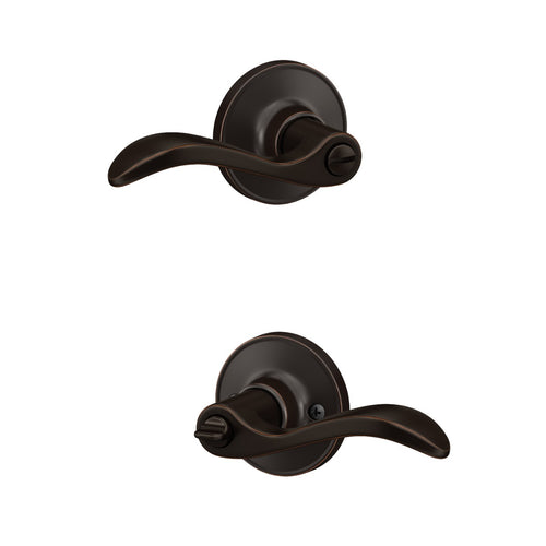 Schlage J Series Seville Lever Bed & Bath Lock