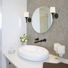 Design House Aubrey Indoor 1-Light Wall Sconce Matte Black