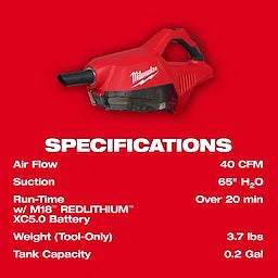 Milwaukee M18™ Brushless Handheld Vacuum