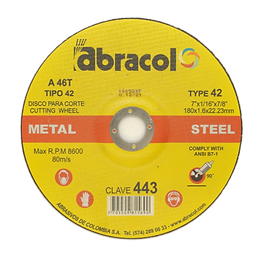 Abracol Cutting Discs 7
