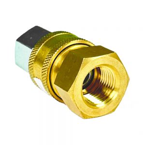 BluBird Blu Shield 3/8 Quick Disconnect Plug x 3/8 Male Pipe Thread Pressure Washer Adapter