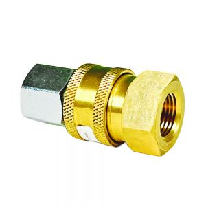 BluBird Blu Shield 3/8 Quick Disconnect Plug x 3/8 Male Pipe Thread Pressure Washer Adapter