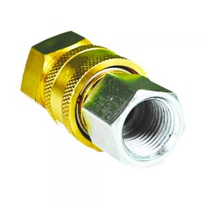 BluBird Blu Shield 3/8 Quick Disconnect Plug x 3/8 Male Pipe Thread Pressure Washer Adapter