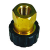 BluBird Blu Shield 1/4 Female Pipe Thread x Female Metric Pressure Washer Adapter