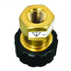 BluBird Blu Shield 1/4 Female Pipe Thread x Female Metric Pressure Washer Adapter