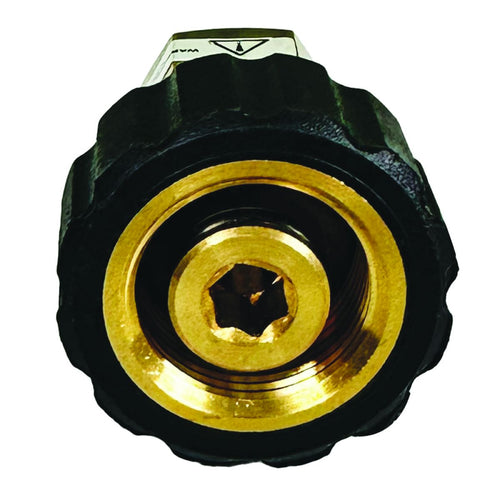 BluBird Blu Shield 1/4 Female Pipe Thread x Female Metric Pressure Washer Adapter
