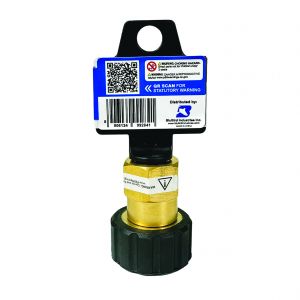 BluBird Blu Shield 1/4 Female Pipe Thread x Female Metric Pressure Washer Adapter