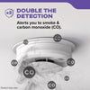 Kidde DETECT Combo Smoke + CO Alarm, Hardwired with AA Backup Battery and Voice Alerts