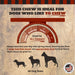 The Country Butcher Flavor Filled Hooves - Peanut Butter - 6 Pack Dog Treat
