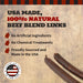 The Country Butcher Beef Blend Links - 10 Count Dog Treats