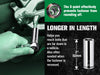 SK Tools 1/4 Drive, 11 Piece, 6 Point, Deep, SAE Chrome Socket Set