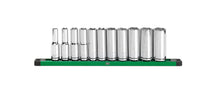 SK Tools 1/2 Drive, 11 Piece, 6 Point, SAE, Deep Chrome Socket Set
