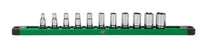 SK Tools 1/4 Drive, 11 Piece, 6 Point, SAE, Standard Chrome Socket Set
