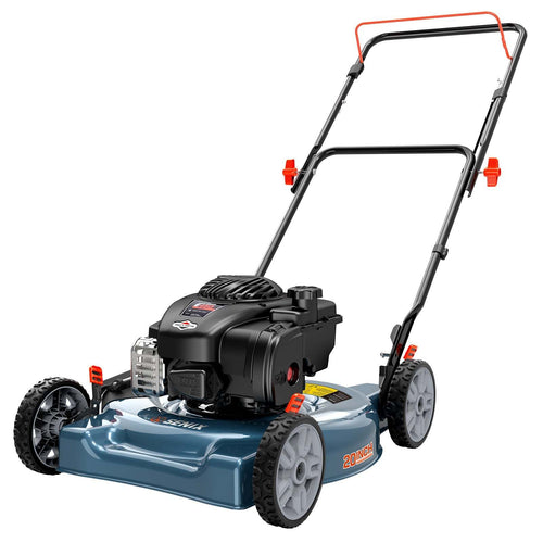 Senix 20 125cc 4-Cycle Briggs & Stratton Engine Gas Push Lawn Mower with Side Discharge