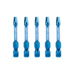 Spyder 2 SQ2 Impact Driver Bit (5-Pack) Mach-Blue®