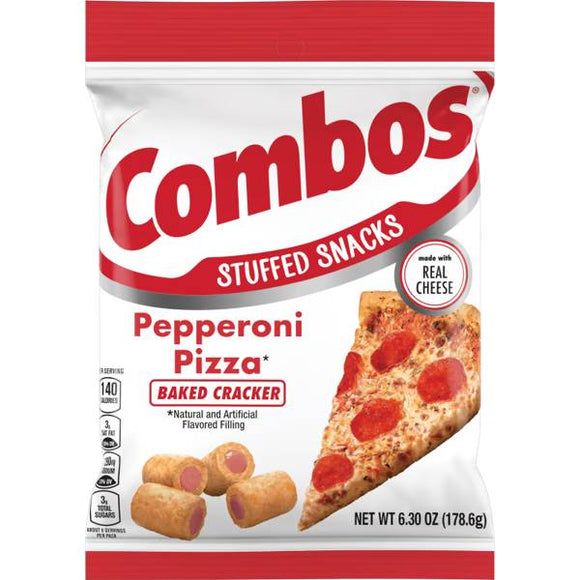 COMBOS Pepperoni Pizza Cracker Baked Snacks