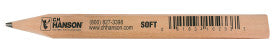 C.H. Hanson Carpenter Pencil-Soft Lead Raw Basswood