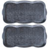 Buffalo Tools AmeriHome Rubber Boot and Shoe Mat Set of 2 32 in L, 16-1/4 in W, 1 in H (32 x 16-1/4 x 1)