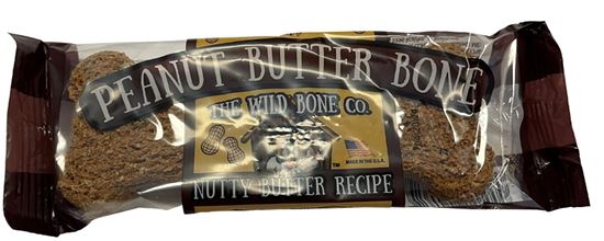 The Wild Bone Co. 1872 Bone Dog Biscuit Treat, Peanut Butter Flavor, 1 Ounce (1 Ounce)