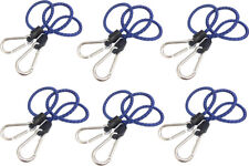 Everest 36 inch Tie Strap Bungee Cord Blue with Carabiners Hooks Bungee-O Net 6-Packs (36)