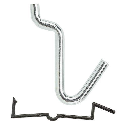 National Hardware Locking Curved Hooks 1/4, Zinc Plated