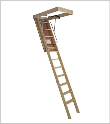 Marwin Superior Folding Attic Stairway 22.5 x 54 10 ft. (22.5 x 54 10')