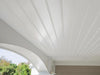 Inteplast Building Products 7-1/2 In. x 1/4 In. H. x 34 In. L. White PVC Reversible Beaded Wainscot Kit (7-1/2 x 1/4 x 34)