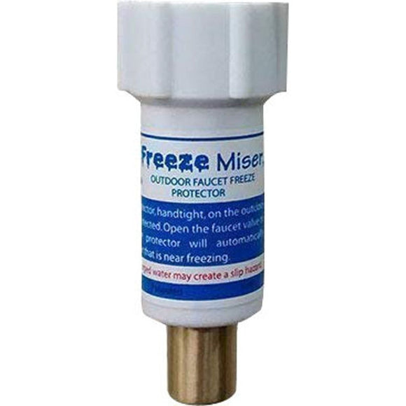 Freeze Miser Plastic Outdoor Faucet Freeze Protector (1 Pack)