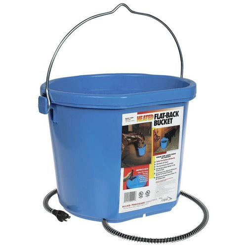 ALLIED PRECISION HEATED FLATBACK BUCKET (5 GALLON, BLUE)