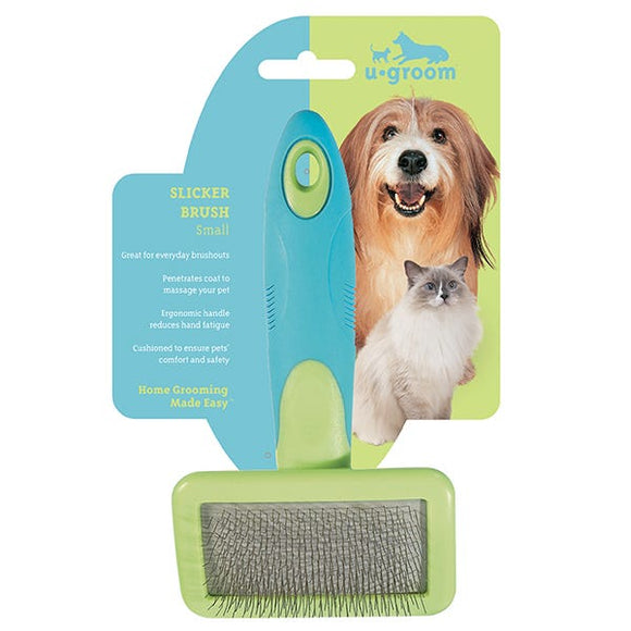 PetEdge U-Groom Slicker Brush Small (Small)