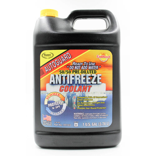 Warren Dist Autoguard 50/50 Antifreeze & Coolant 1 Gallon (1 Gallon)